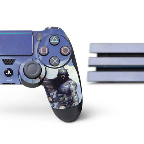 Frazetta Sliver Warrior PS4 Pro Bundle Skin